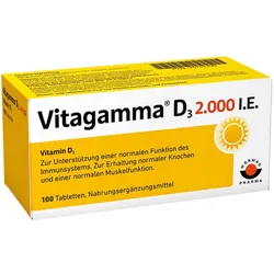 Vitagamma D3 2.000 I.E.Vitamin D3 NEM