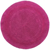 BADEMATTE 80 cm rund, 100% Baumwolle, wendbar