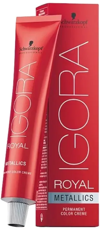 Schwarzkopf Igora Royal Metallics 7-17 Mittelblond Cendre Kupfer 60ml