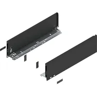Blum LEGRABOX pure Zarge Höhe K, NL 450, Carbonschwarz-matt