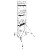 Krause 773050 FahrGerüst Aluminium Rollgerüst fahrbar Arbeitshöhe (max.): 8.50m Silber 216.5kg