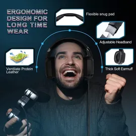 ONIKUMA K8, RGB Gaming-Kopfhörer Schwarz