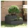 vidaXL Gartenblumentopf 60 x 60 x 50 cm Schwarz