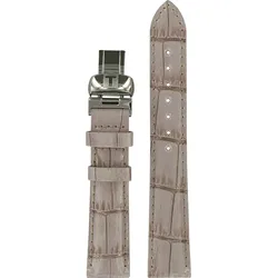 Tissot - Synthetisch Tissot Tradition Synthetikband Grau 16/14mm T604036019 - alligator-prägung,braun