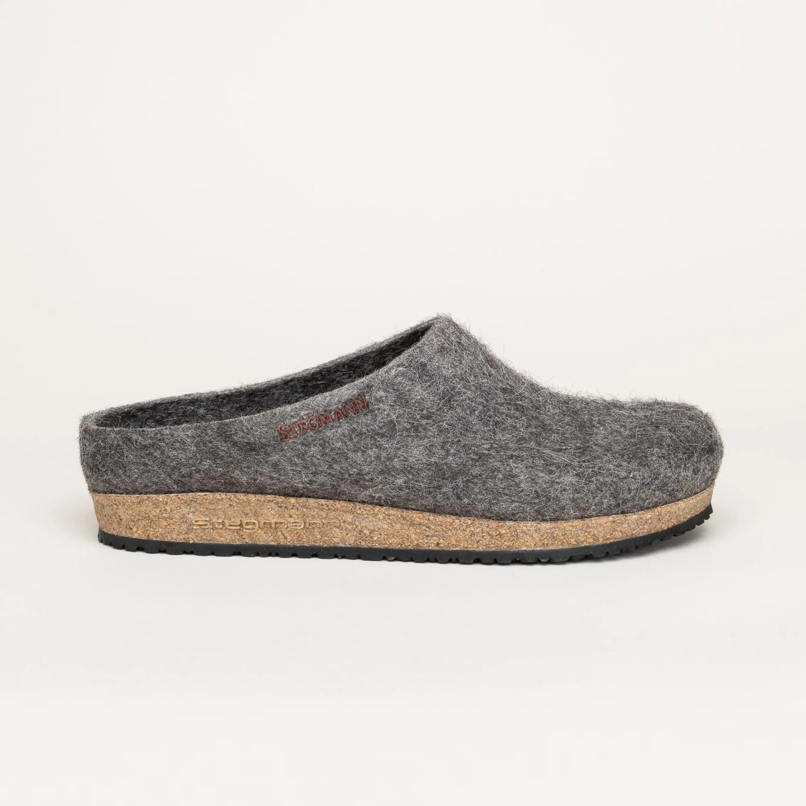 Stegmann 108 Tiroler Steinschaf | Damen Filzclog | Obermaterial aus Tiroler Steinschaf | Clogs in Größe 37 - Tiroler Steinschaf - 37