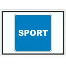 HB-Druck Sportfahrzeuge erlaubt Sportboote Symbol Aufkleber A8 (52x74mm)