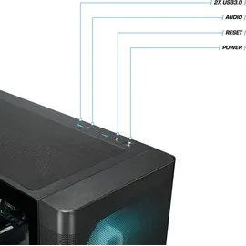 kiebel.de Gaming-PC Wooden V AMD Ryzen 5 5500 4,0 GHz 32 GB RAM 1 TB SSD RX 7600 Win 11