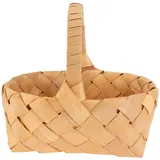 BESPORTBLE Weidenkorb Gewebter Obstkorb Picknickkorb Eierkorb Osterkörbchen Geschenkkörbe Hochzeitskorb Servierkorb Geflochtener Aufbewahrungskorb Ostern Garten Eiersuche Zimmer Picknick Geschenkkorb