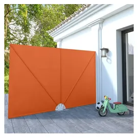 vidaXL Balkonfächer 300 x 200 cm Terracotta-Rot Polyester