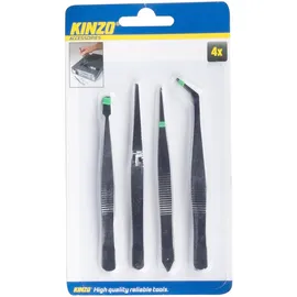 Kinzo 79340 Pinzette, 4-teilig