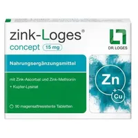 Dr. Loges Zink-Loges concept 15 mg magensaftresistente Tabletten 90 St.