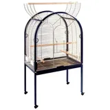 Großer Vogelkäfig Auf Fuß, Voliere Für Kanarienvögel, Papageien, Große Wellensittiche, Kakadus, Ara, Vogelkäfig Mit Ständer, 85x