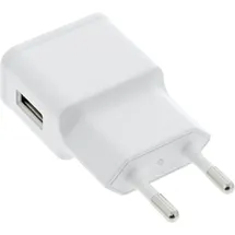 InLine InLine® USB Ladegerät Single, Netzteil, 100-240V zu 5V/1,2A, weiß