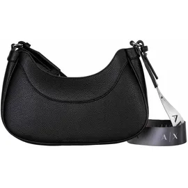 Armani Exchange Wave Small Hobo Bag Umhängetasche Polyurethan Schwarz