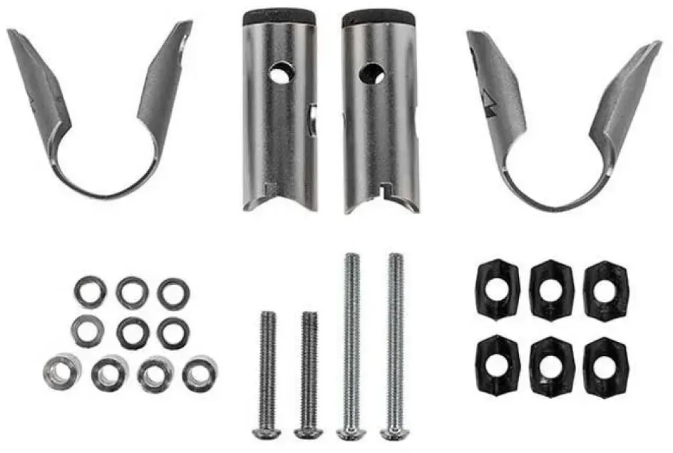 Touratech M6 Bull Bar Adapter - Silver - One Size