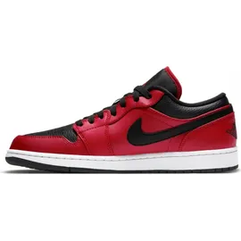 Jordan Nike Herren Air Jordan 1 Low Basketballschuh, Gym Red Black White, 45.5 EU - 45.5 EU