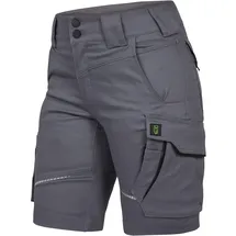 Leibwächter FLXDK Flex Line, Damen-Shorts grau-schwarz, Gr. 36 FLXDK2736