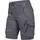 Leibwächter FLXDK Flex Line, Damen-Shorts grau-schwarz, Gr. 36 FLXDK2736