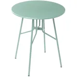 Gartentisch hellgrün Eisen rund ø 64 cm Taltal