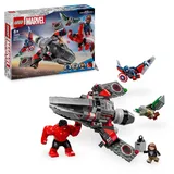 LEGO Marvel Super Heroes Spielset - Showdown zwischen Captain America und Red Hulk