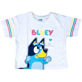 Bluey T-Shirt Bluey Crop Top in Weiß | Gr.: 110
