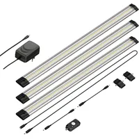 PARLAT LED Unterbau-Leuchte Siris, Bewegungsmelder, flach, je 50cm, je