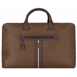 Tommy Hilfiger TH Premium Leather Duffle Bag Warm Cognac