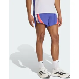 adidas Adizero Archive Laufshorts Erwachsene Lila/Rot/Weiß L