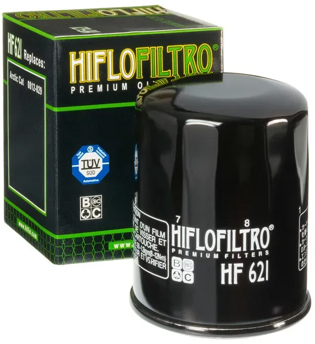 Hiflofiltro Oliefilter - HF621 Arctic Cat, 70 mm