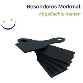 Gravidus 6er-Set Racletteschieber Raclettespachtel aus Kunststoff