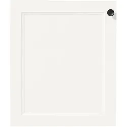 Frontblende NOBILIA ""Cascada", Ausrichtung wählbar", weiß (lacklaminat weiß), B:60cm H:72cm T:1,9cm, MDF, Möbelblenden, für integrierte Kühlgeräte und Waschautomaten, Breite 60 cm