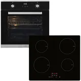 GGV Exquisit exquisit Backofen-Set "BAKOIN76701H", A (A+++-D), grau