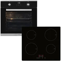 GGV Exquisit exquisit Backofen-Set "BAKOIN76701H", A (A+++-D), grau