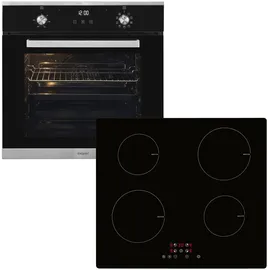 GGV Exquisit exquisit Backofen-Set "BAKOIN76701H", A (A+++-D), grau