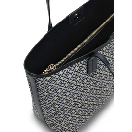 Tommy Hilfiger Icon Tote Bag Shopper Jacquard Blue