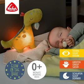 Fehn Happy Dino 20 cm Gelb