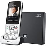 Gigaset SL450A GO - Schnurloses Analog & VoIP DECT-Telefon mit Anrufbeantworter - Bluetooth - brillantes Farbdisplay - großes Adressbuch - top Sprachqualität - einstellbare Audioprofile, schwarz