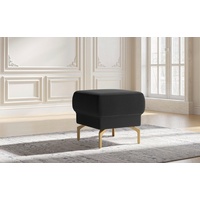 sit&more Hocker Orient 12 V, goldfabene Metallfüße schwarz