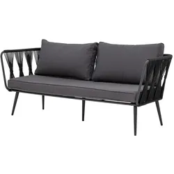 Bloomingville - Pavone Outdoor Sofa, schwarz