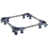 vidaXL Waschmaschinensockel Grau 66 x 66 x 12 cm Edelstahl - Grau