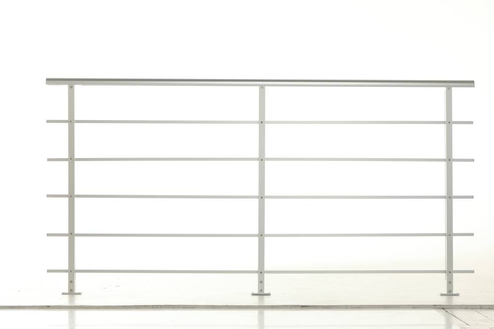 Dolle Geländer-Set PAB 80 - für Bodenmontage Starterset aus Aluminium für Treppen und Balkon (Innen und Außen)