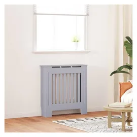 vidaXL Heizkörperabdeckung 2 Pcs Grau 78 x 19 x 81,5 cm Holzwerkstoff