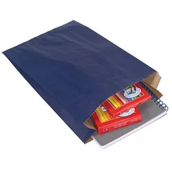 100 VP Faltenbeutel blau 20,0 x 32,0 cm