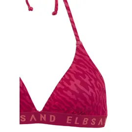 ELBSAND Triangel-Bikini Damen Rot 42 Cup C/D