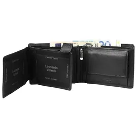 Leonardo Verrelli Herren Geldbörse schwarz