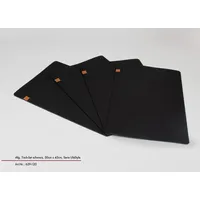 JUSTINUS Tischset - schwarz - LB 45x30 cm