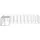 vidaXL Hundezwinger 2,2 m x 5,5 m x 1,1 m Stahl Silber