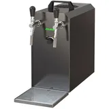 ich-zapfe STREAM 50K mit Luftpumpe Bierkoffer, Durchlaufkühler 2-leitig Trockenkühler, ohne,5 L Adapter