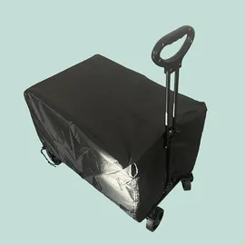Relaxdays Bollerwagen faltbar blau