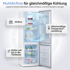 Bomann KG 7370 Kühl-Gefrierkombination (253 l, 1810 mm hoch, Weiß)